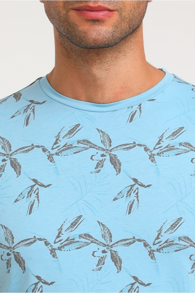 T SHIRT 154519 Tile Blue